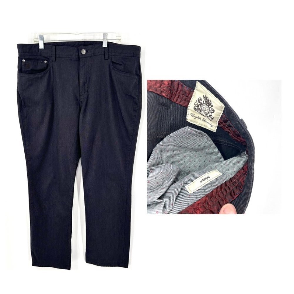 ENGLISH LAUNDRY BRIXTON DARK GRAY 5 POCKET PANTS - 40 X 30